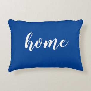 Home Sentiment Blue Decorative Cushion