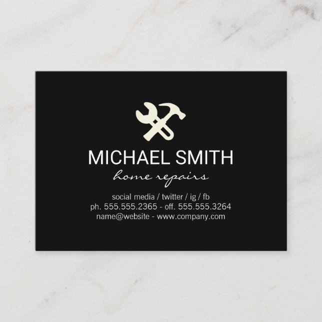 Home Services Repair Business Card (Front)