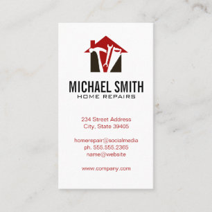 Home Services Repair Property Management Business Card