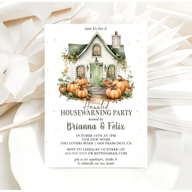 Home Spooky Home Halloween Party  Invitation (Creator Uploaded)