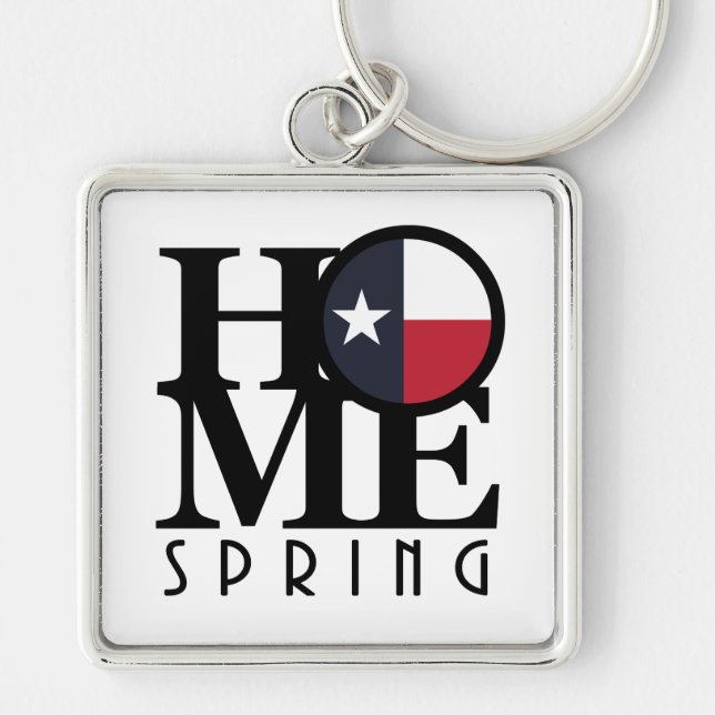 HOME Spring Texas Key Ring (Front)