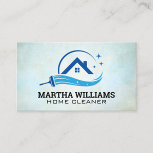 Home Squeegee Logo   Cleaner Business Card