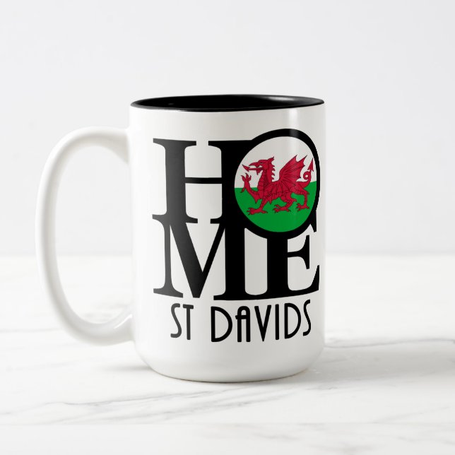 HOME St Davids 15oz Two-Tone Coffee Mug (Left)