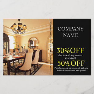 Home Stager Renovation interior designer realtor Flyer