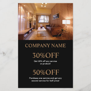 Home Stager Renovation interior designer realtor Flyer