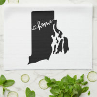 Home State Outline Heart Rhode Island