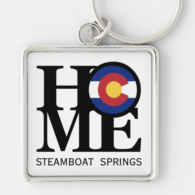 HOME Steamboat Springs Key Chain (Front)