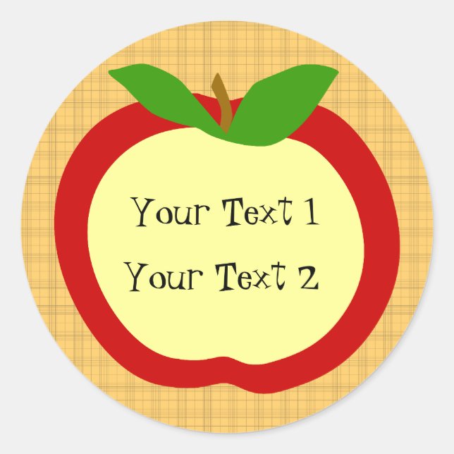 Home Style Apple Kitchen Sticker (Front)