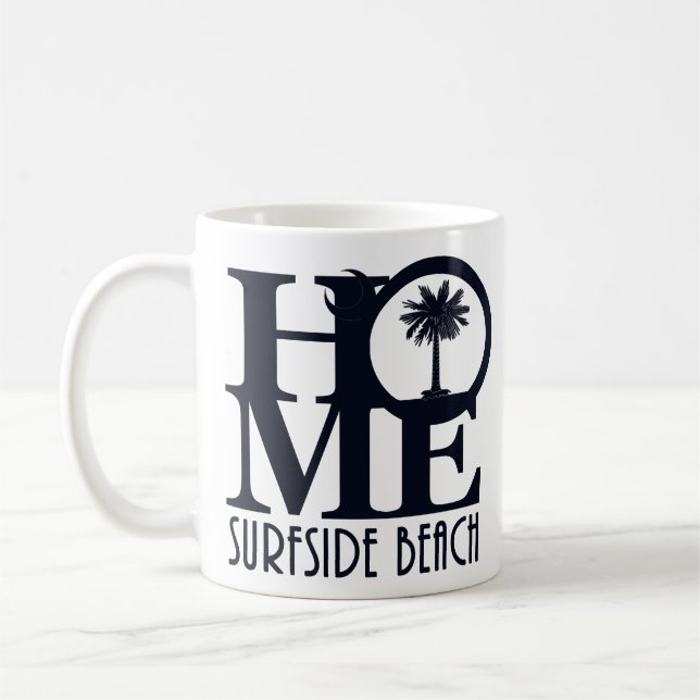 HOME Surfside Beach SC 11oz Coffee Mug (Left)