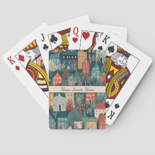 Home Swede Home Scandinavian Village Cosy Charm Playing Cards