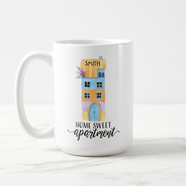 Home Sweet Apartment Coffee Mug (Left)
