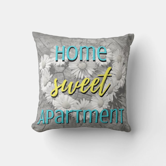Home Sweet Apartment Cushion (Front)