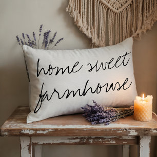 Home Sweet Farmhouse Lumbar Pillow