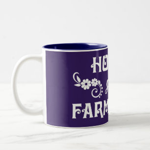 HOME SWEET FARMHOUSE Two-Tone COFFEE MUG