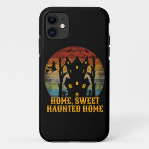 HOME SWEET HAUNTED HOME funny halloween iPhone 11 Case