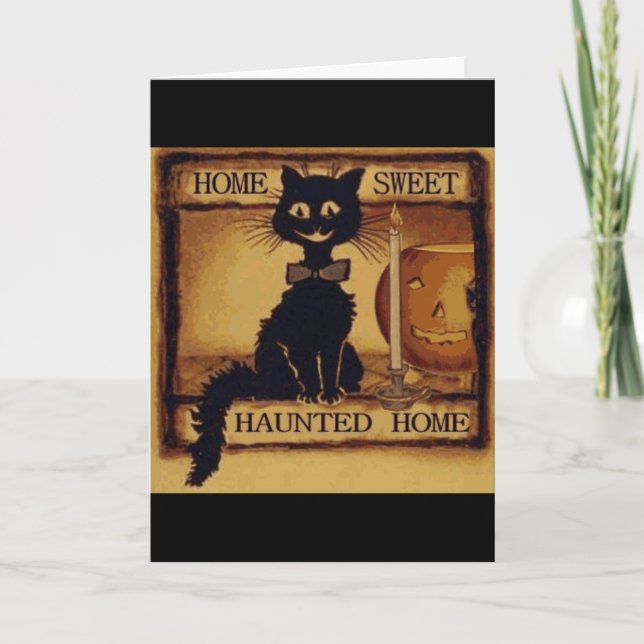 Home Sweet Haunted Home Holiday Card (Front)