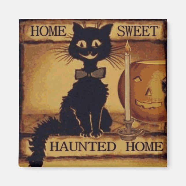 Home Sweet Haunted Home Magnet (Front)