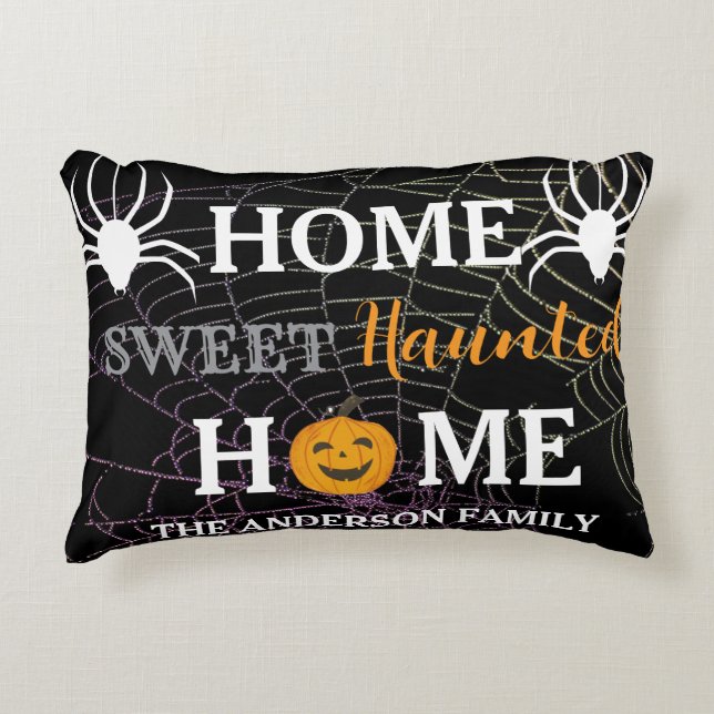 Home Sweet Haunted Home Personalised  Decorative Cushion (Front)