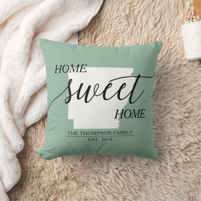 Home Sweet Home Arizona State Family Name Cushion (Blanket)