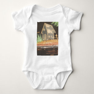 Home Sweet Home Art Print Baby Bodysuit
