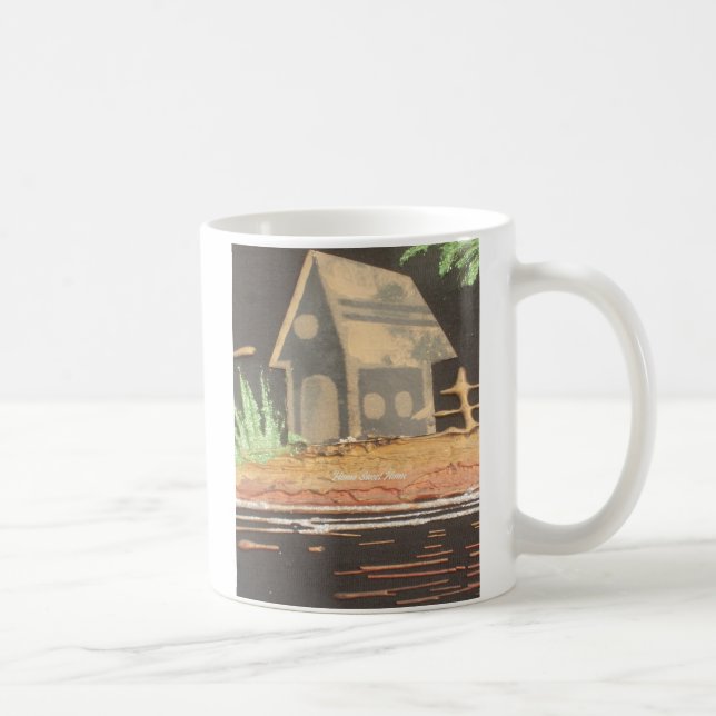 Home Sweet Home Art Print Coffee Mug (Right)