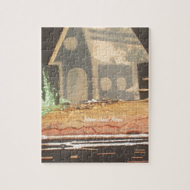 Home Sweet Home Art Print Jigsaw Puzzle (Vertical)