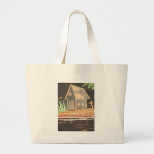 Home Sweet Home Art Print Large Tote Bag