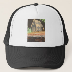Home Sweet Home Art Print Trucker Hat