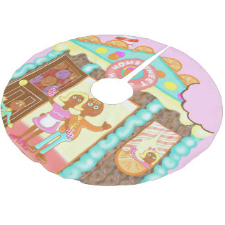 Home Sweet Home Brushed Polyester Tree Skirt