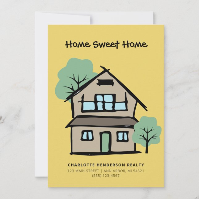 Home Sweet Home Business Appreciation Card (Front)