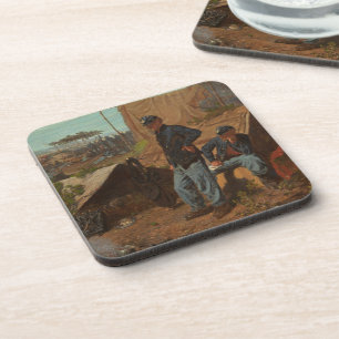 Home, Sweet Home, c.1863 (oil on canvas) Coaster