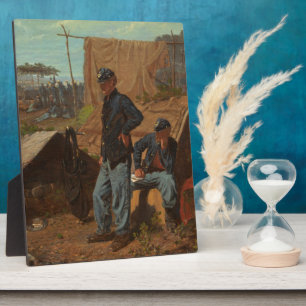 Home, Sweet Home, c.1863 (oil on canvas) Plaque