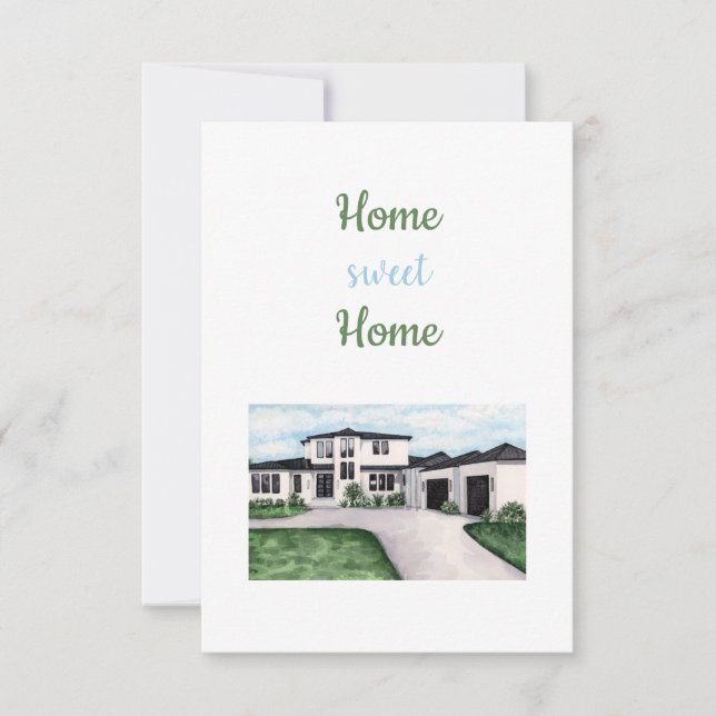 Home Sweet Home Card (Front)