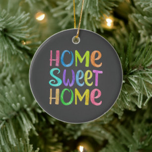 Home Sweet Home Ceramic Ornament
