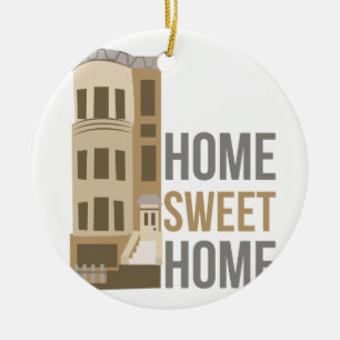 Home Sweet Home Ceramic Tree Decoration