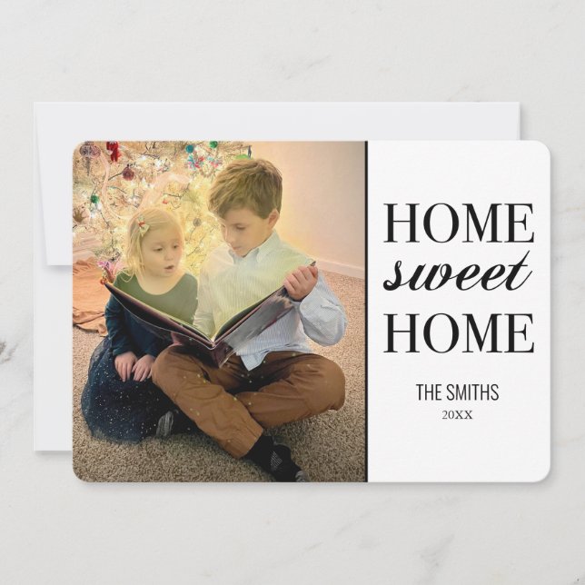 Home Sweet Home Christmas Holiday Card (Front)