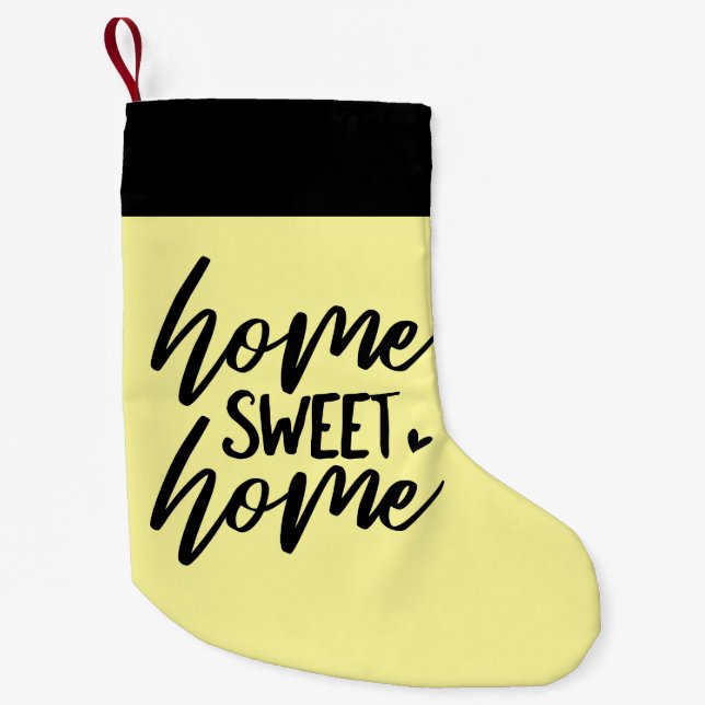 HOME SWEET HOME Christmas Stocking (Front)