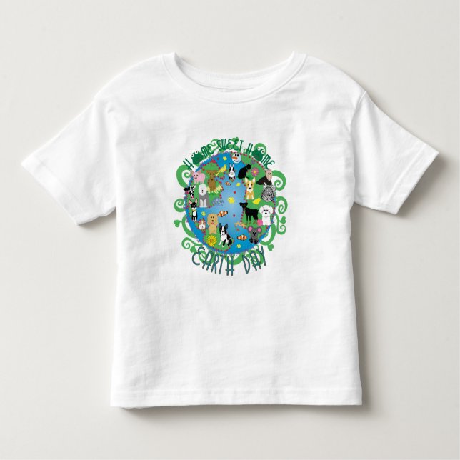 Home Sweet Home Earth Day Animals Shirt for Kids (Front)