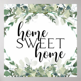 Home Sweet Home Farmhouse Poster