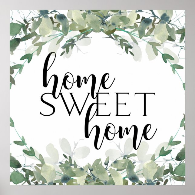 Home Sweet Home Farmhouse Poster (Front)