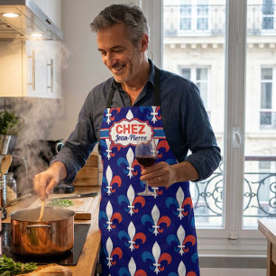 Home Sweet Home French Chez Vous Add Your Name Apron