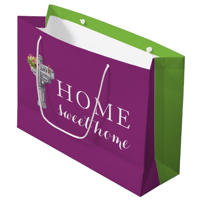 Home Sweet Home Gift Bag (Front Angled)