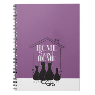 Home sweet home - Happy family Notebook