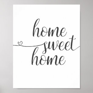 Home Sweet Home, Home decor Print