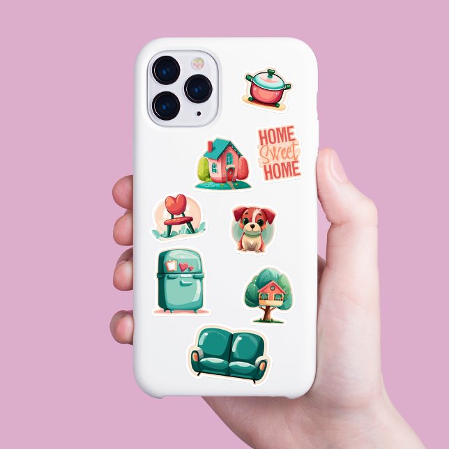 "Home Sweet Home" House Warming Stickers Set (Creator Uploaded)