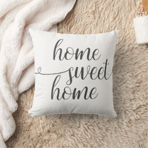 Home Sweet Home, Housewarming, Minimalist Cushion