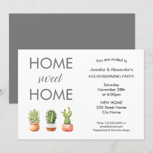 Home Sweet Home Housewarming Party Invitation