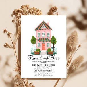 Home Sweet Home Housewarming Party Invitation Card