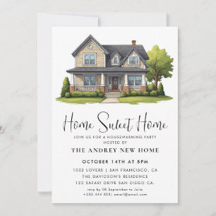 Home Sweet Home Invitation