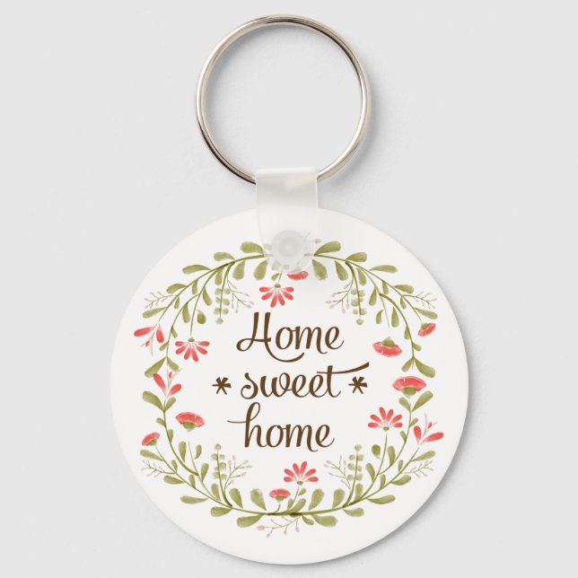 Home Sweet Home Key Ring (Front)